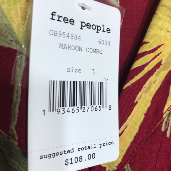 Free People Malibu Romper size Lg - Picture 7 of 11